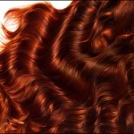 red hair extensions